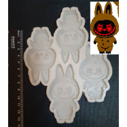 Молд силіконовий для льодяників Лабубу